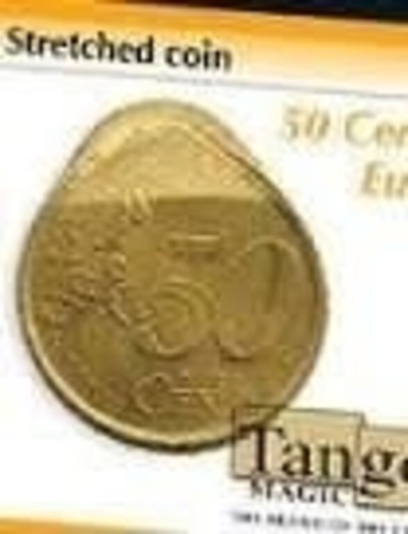 Stretched coin, 50 eurocent