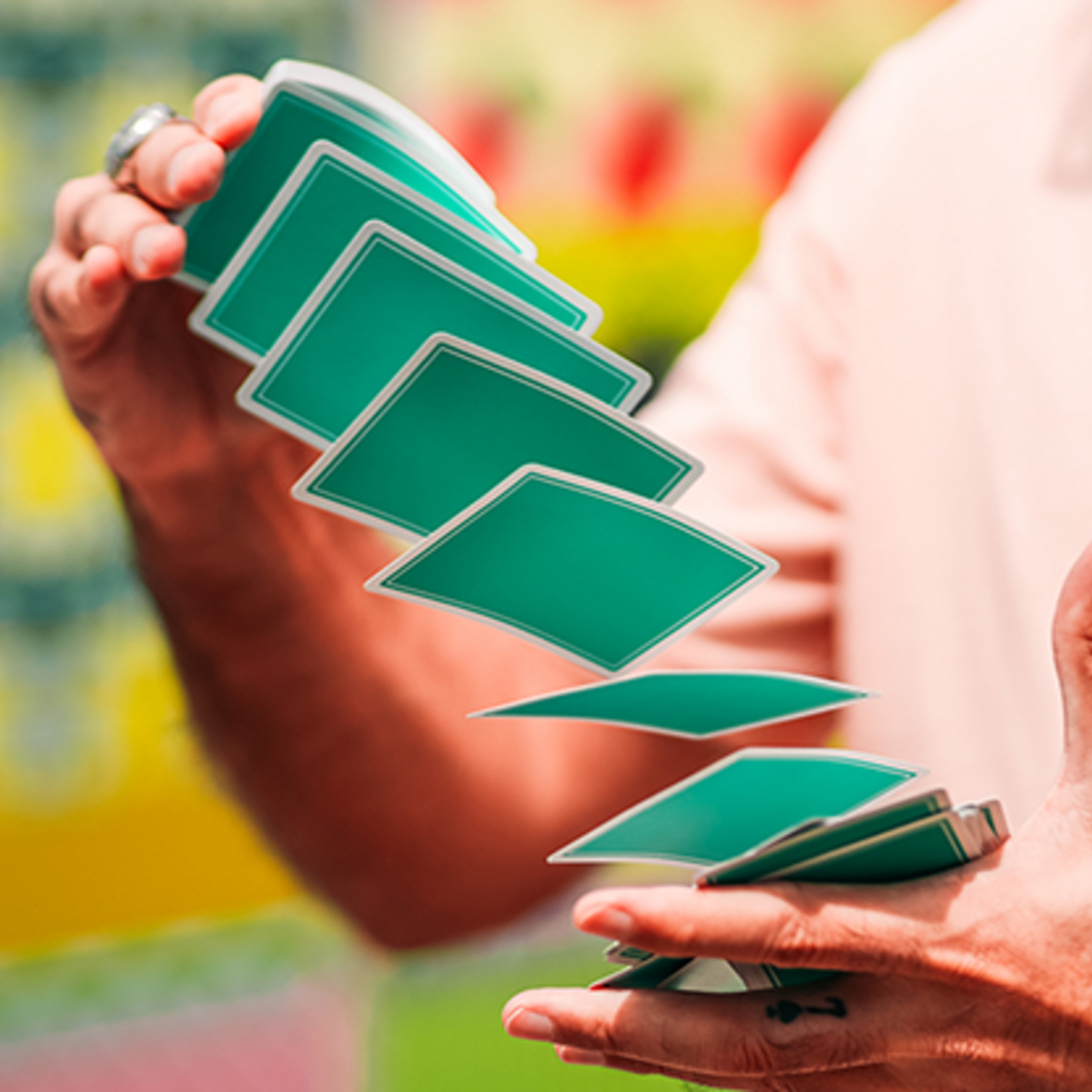 Summer NOC Pro Sunrise (groen) Playing Cards