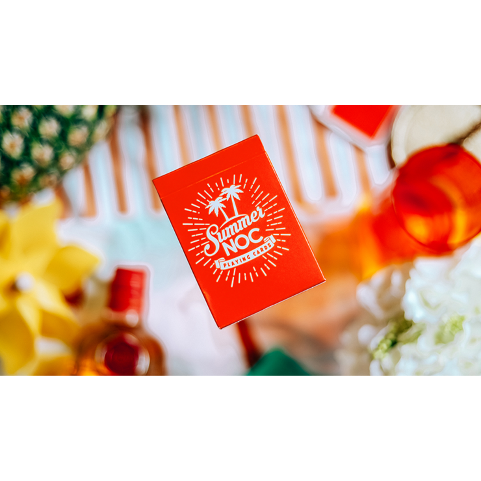 Summer NOC Pro Sunset (oranje) Playing Cards