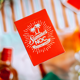 Summer NOC Pro Sunset (oranje) Playing Cards