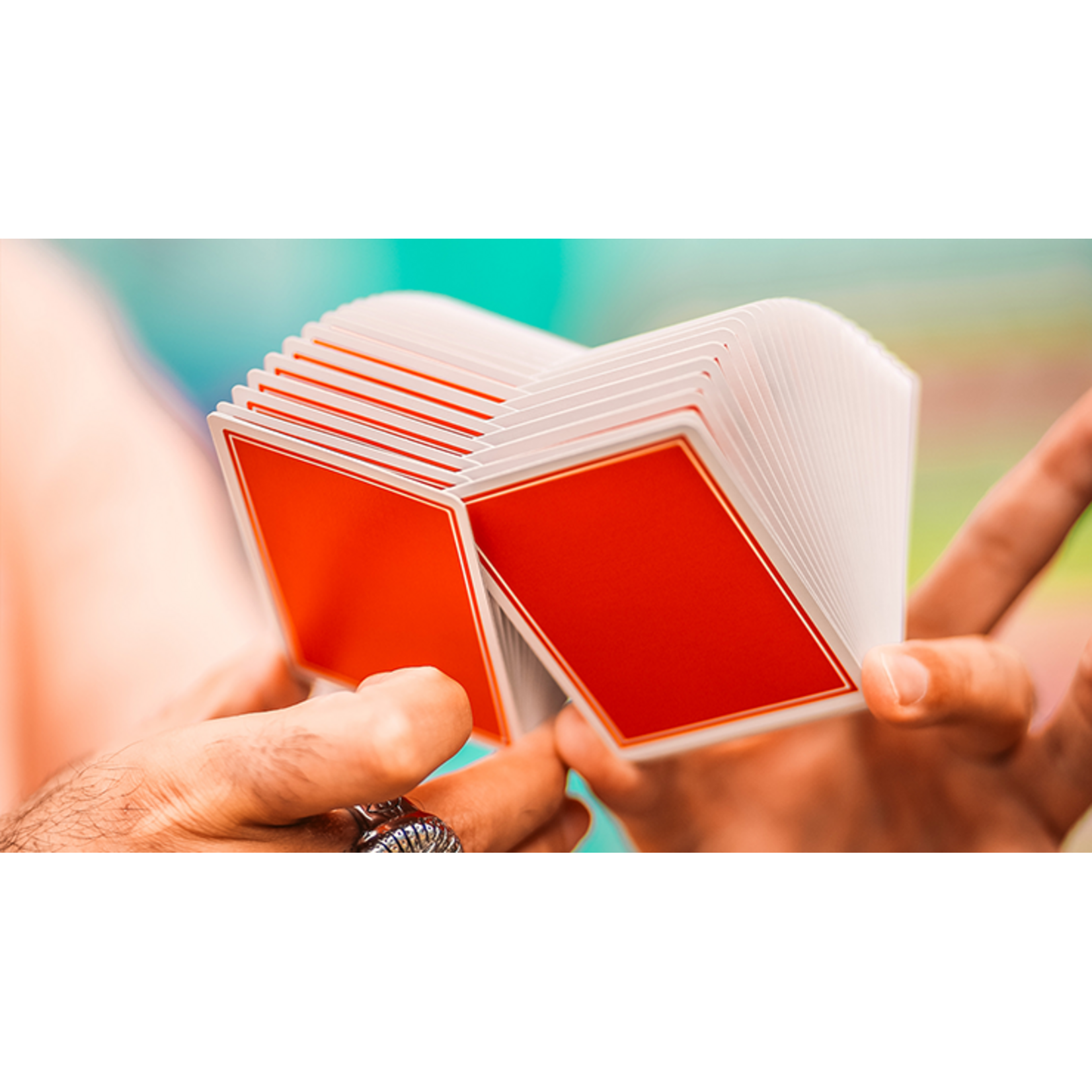 Summer NOC Pro Sunset (oranje) Playing Cards