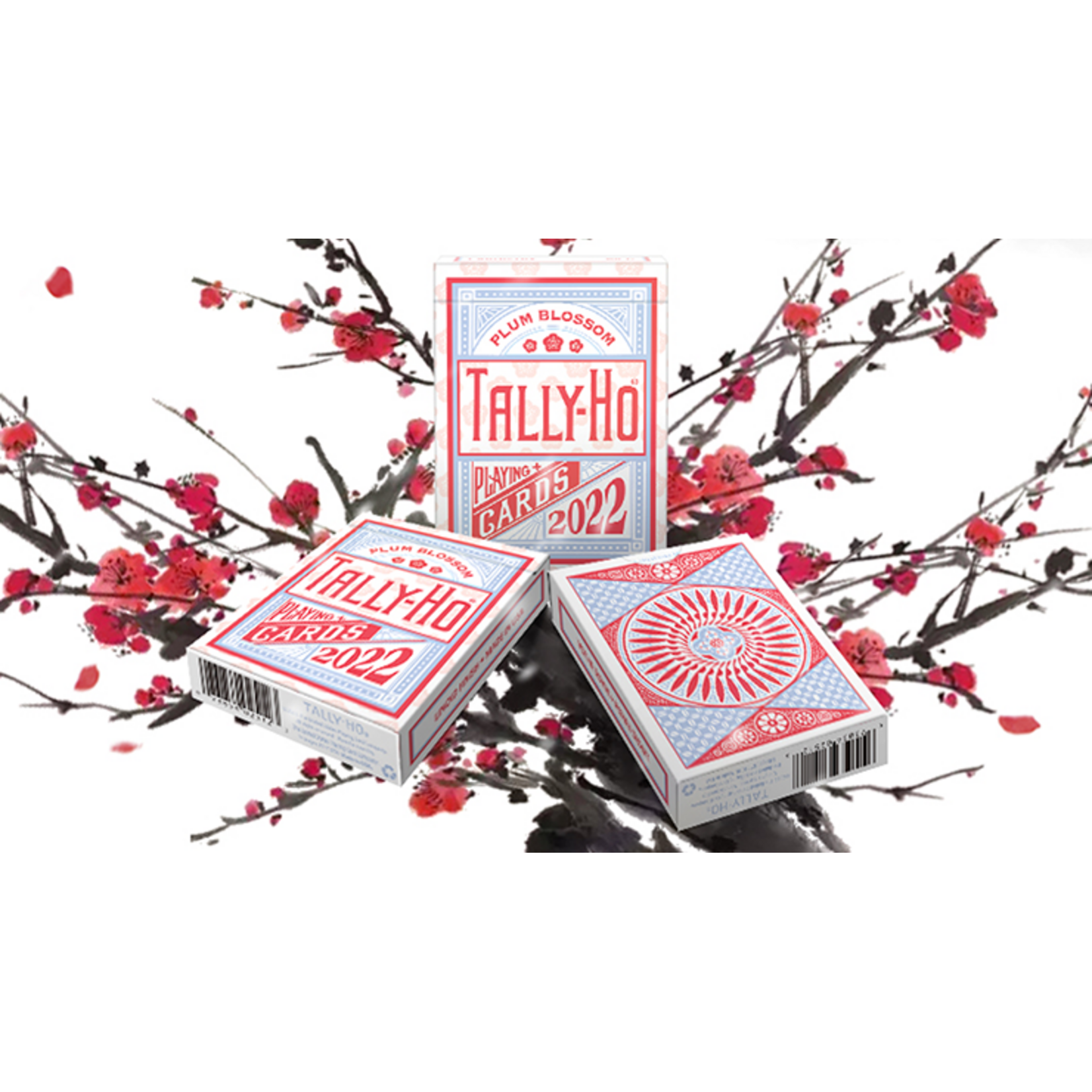 Tally-Ho Plum Blossom Playing Cards