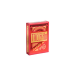 Tally-Ho Red circle MetalLuxe Playing Cards