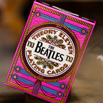 The Beatles (Pink) Playing Cards by theory11