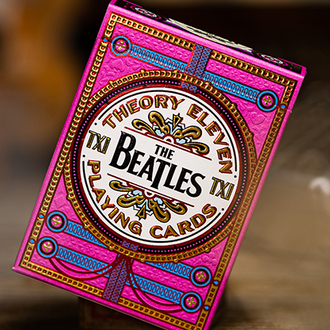 The Beatles (Pink) Playing Cards by theory11