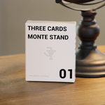 Three Cards Monte Stand RED by Jeki Yoo
