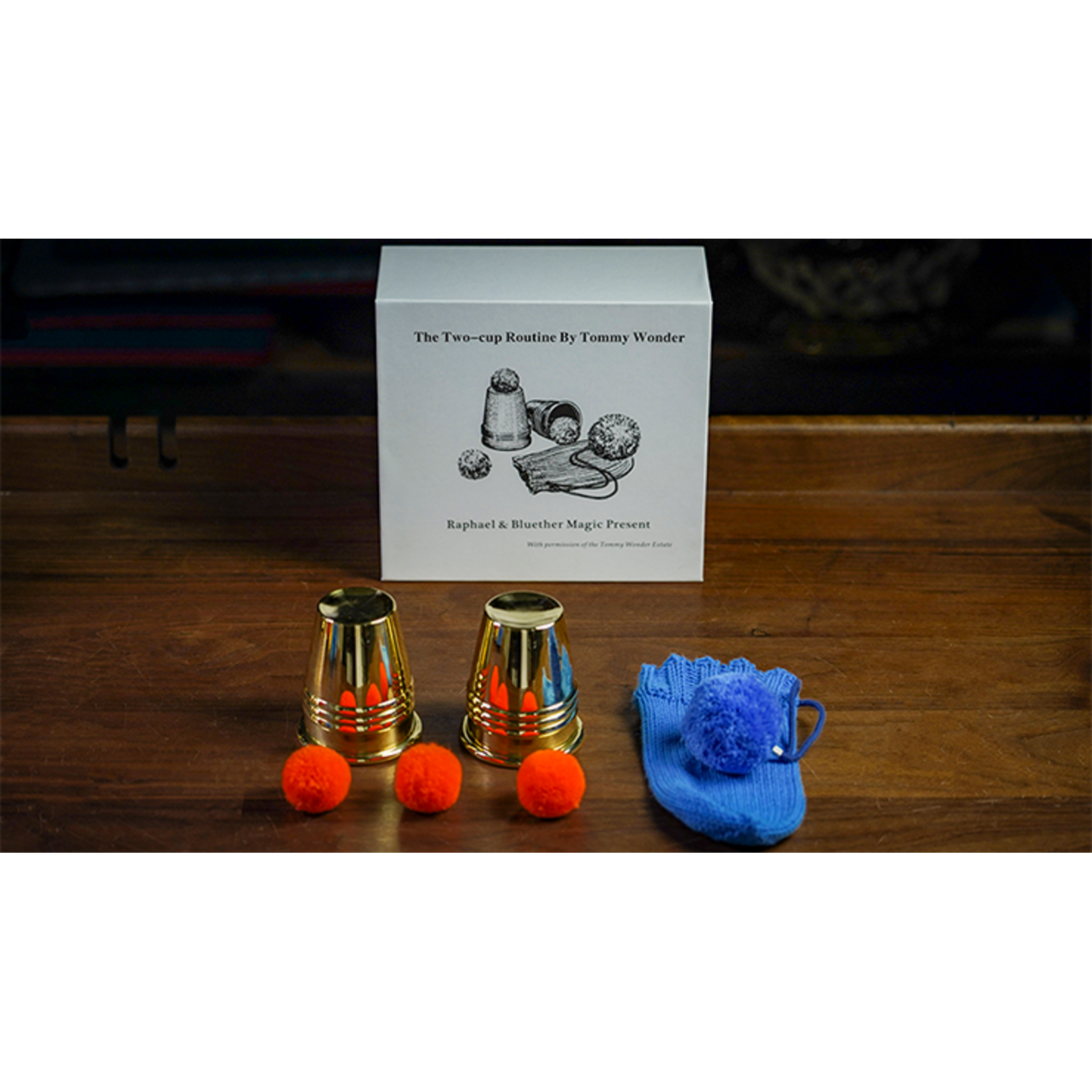 Tommy Wonder Cups & Balls Set 2.0 (Brass) by Raphael and Bluether Magic