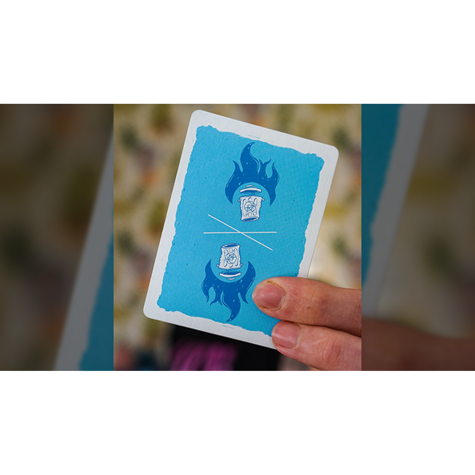 Trash & Burn (Blue) Playing Cards by Howlin Jacks