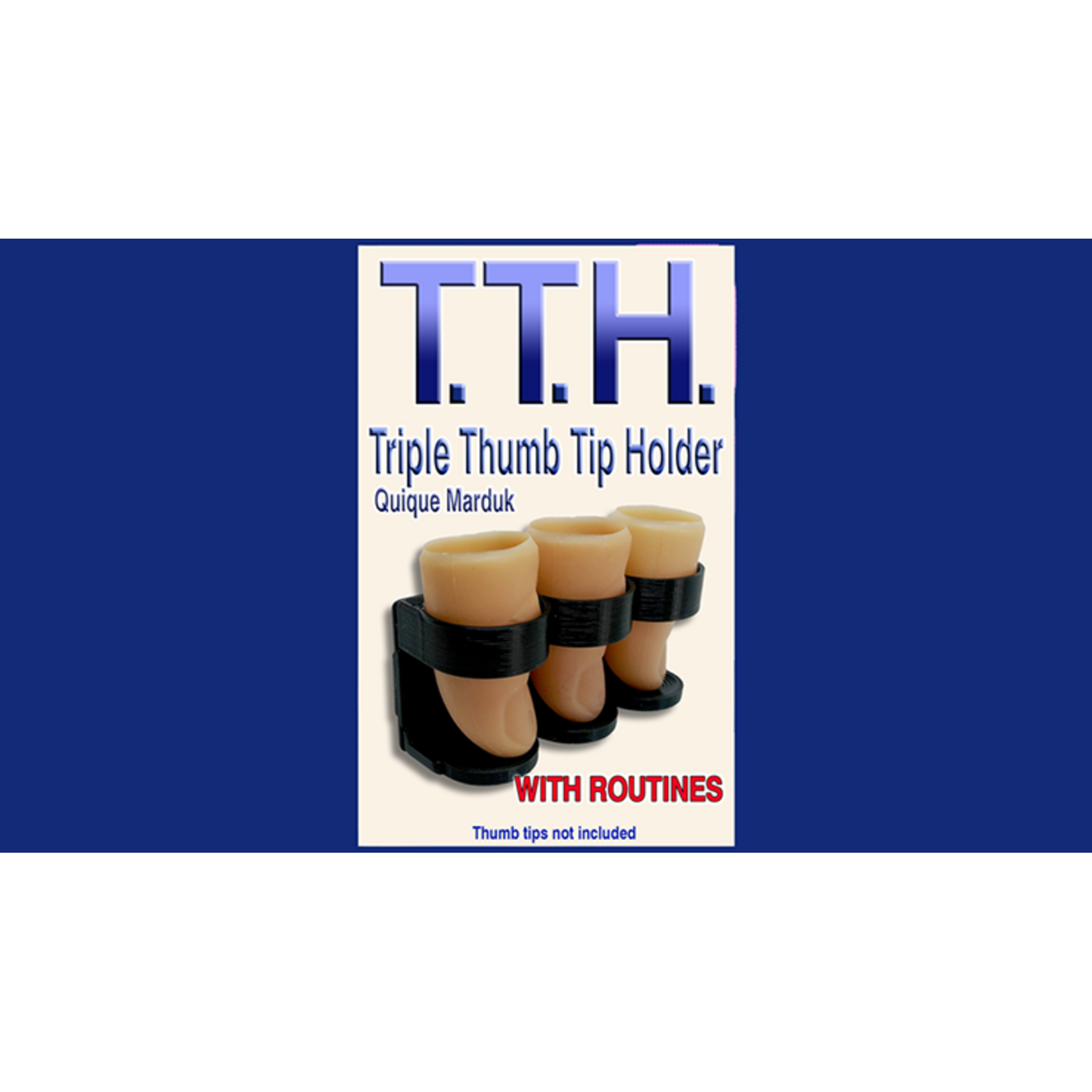 TRIPLE THUMB TIP HOLDER by Quique Marduk