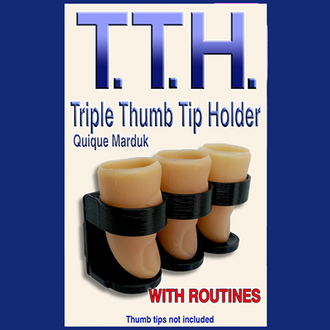 TRIPLE THUMB TIP HOLDER by Quique Marduk