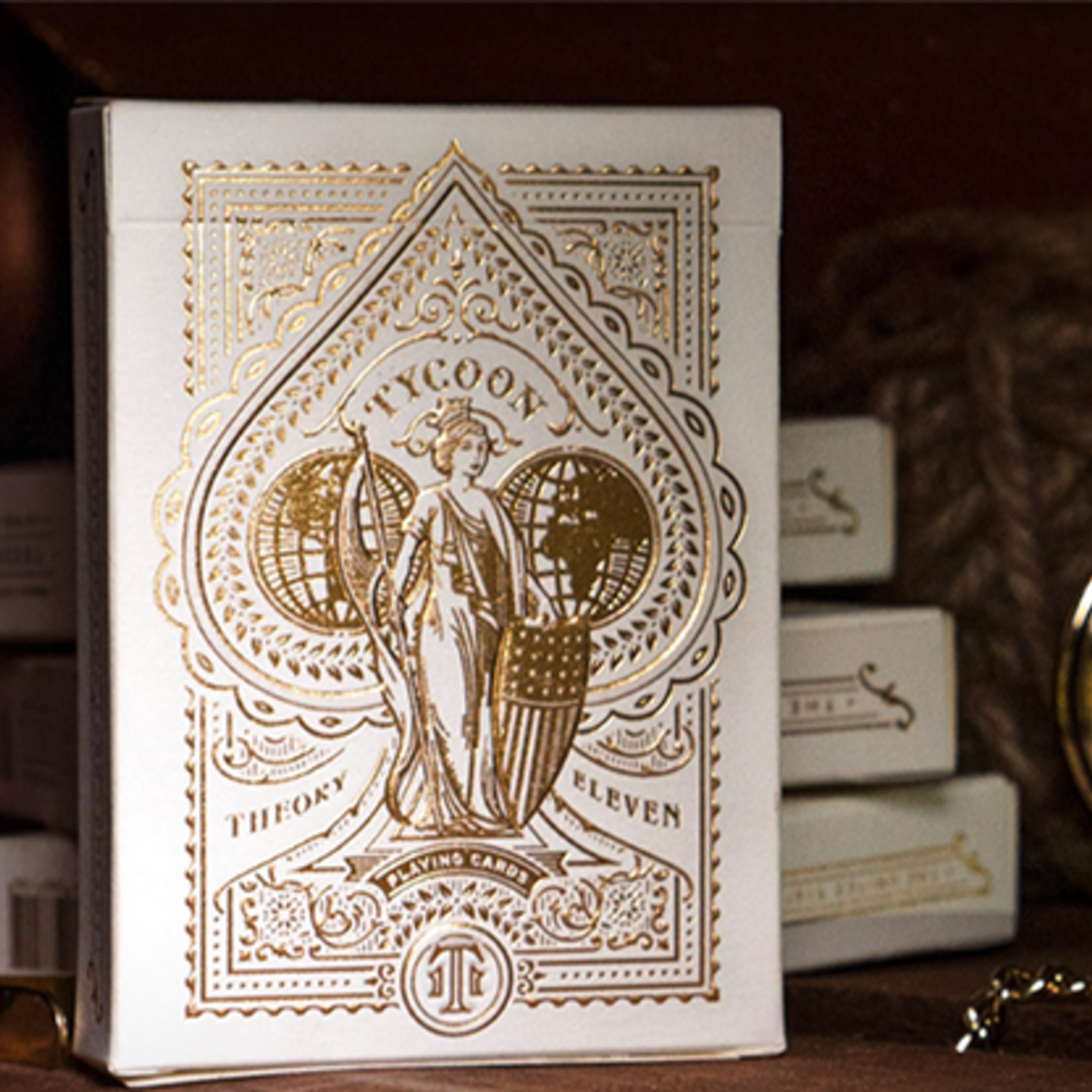 Tycoon speelkaarten Ivory by Theory11