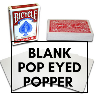 Bicycle Bicycle Blank Pop Eyed Popper