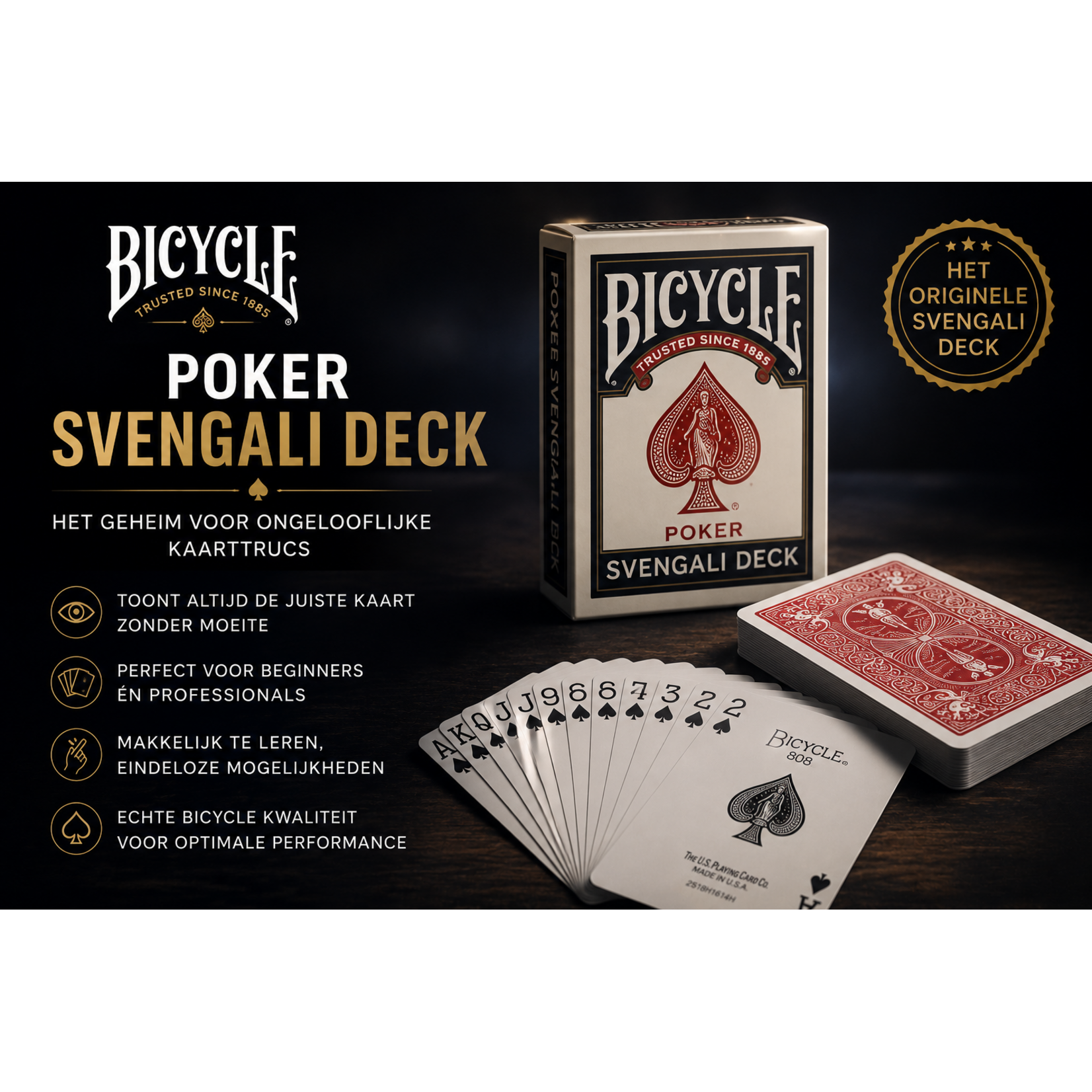 Bicycle Bicycle Svengali Deck