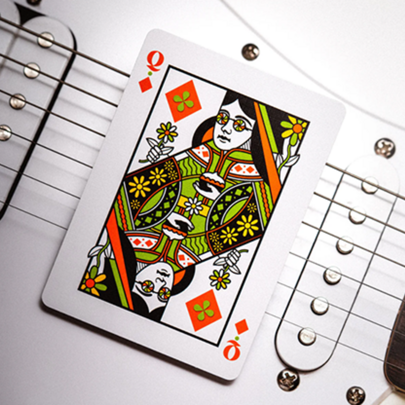 The Beatles Special Edition  Playing Cards by theory11 White