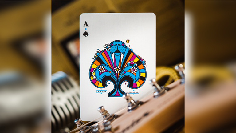 The Beatles Special Edition  Playing Cards by theory11 White
