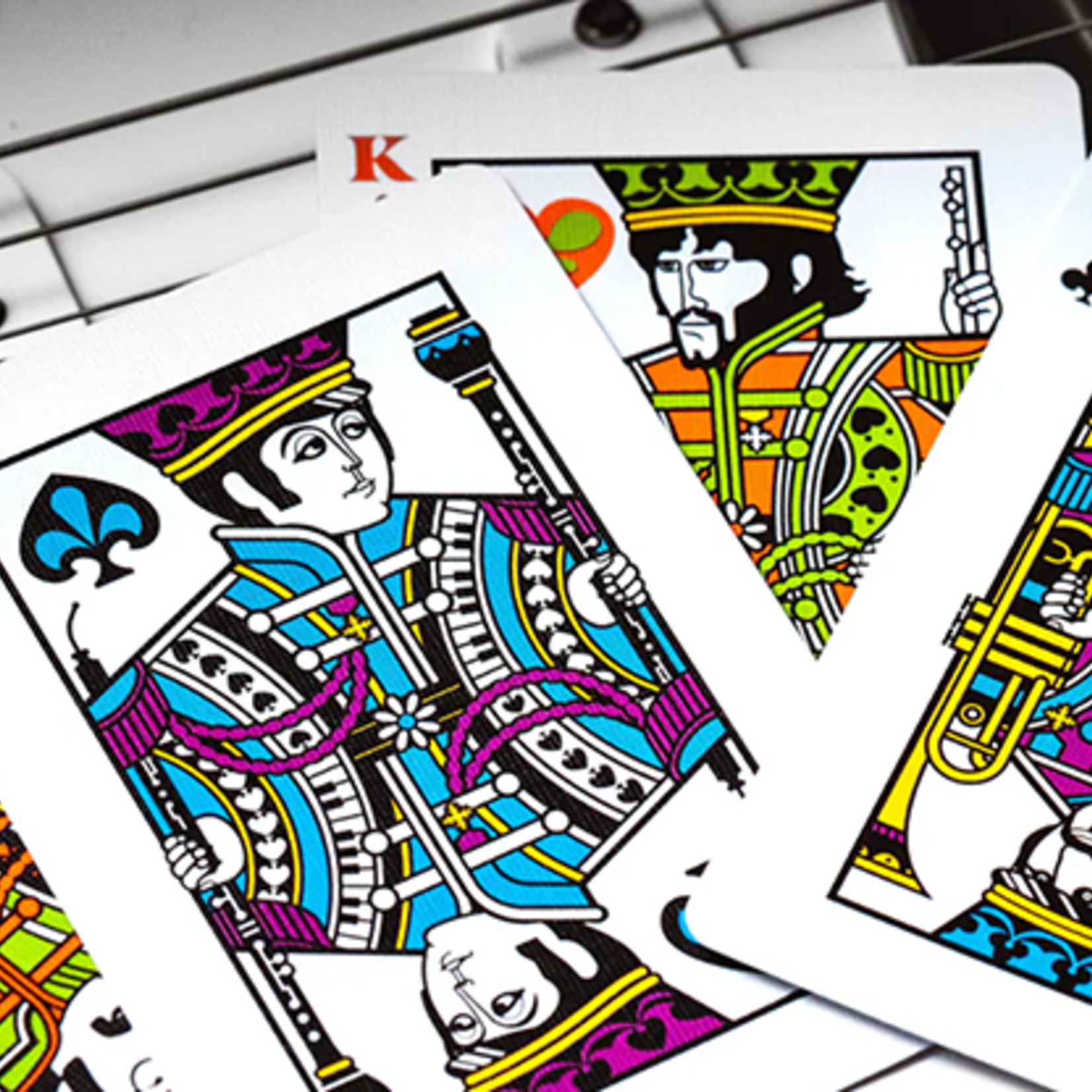 The Beatles Special Edition  Playing Cards by theory11 White