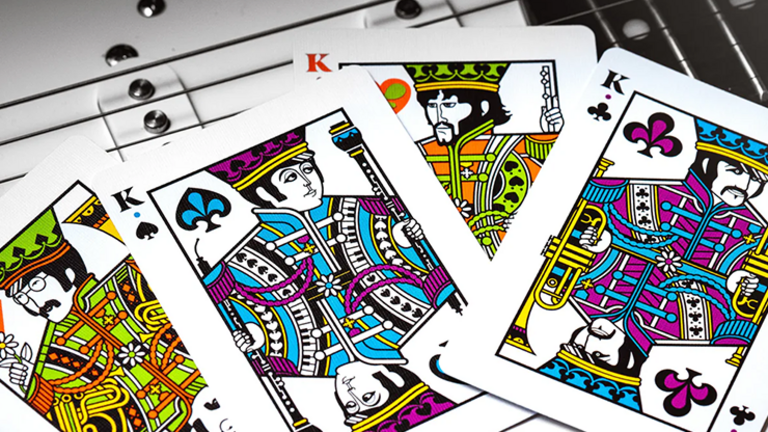 The Beatles Special Edition  Playing Cards by theory11 White