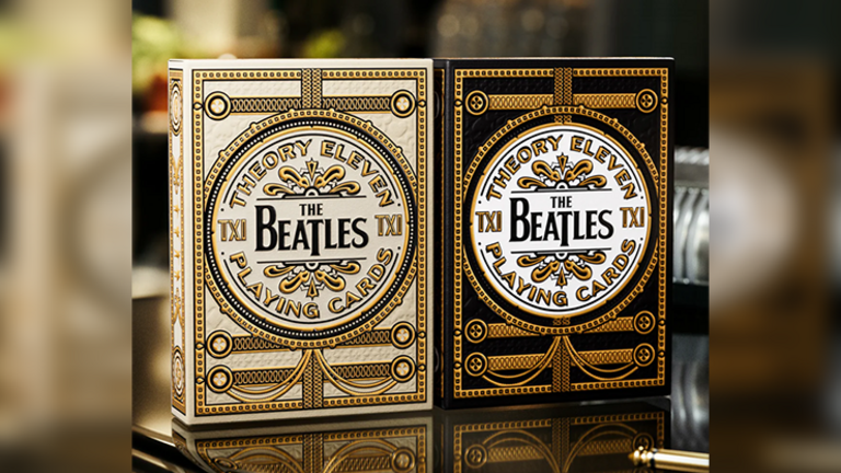The Beatles Special Edition  Playing Cards by theory11 Black
