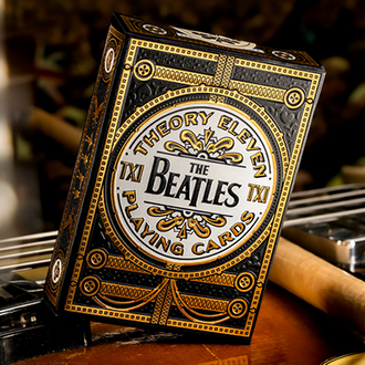 The Beatles Special Edition  Playing Cards by theory11 Black