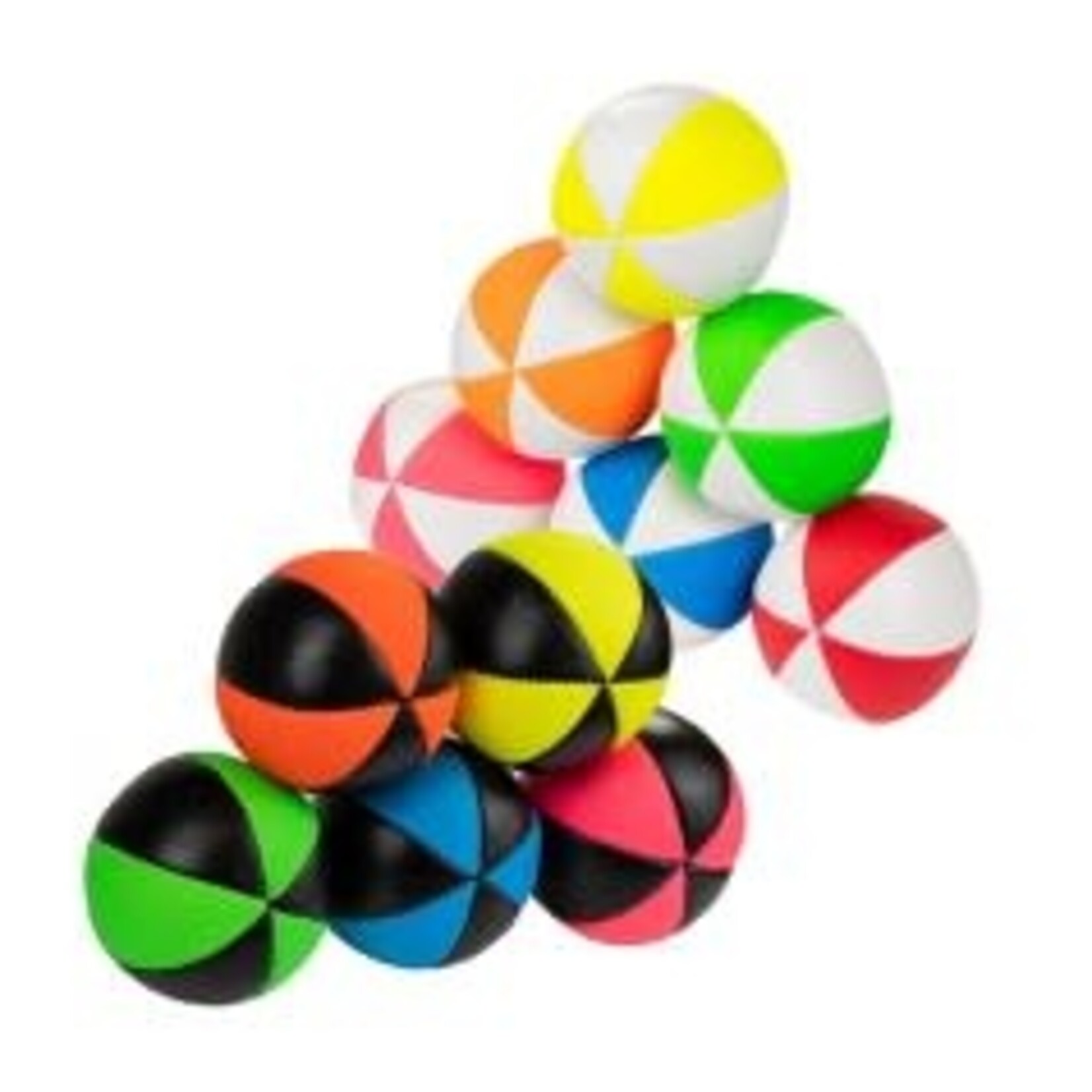 Juggle Dream Jongleerballen UV Pro 6 panel star 130 gr p/st Wit - Kleur