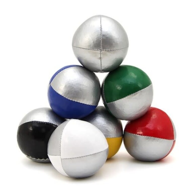 Juggle Dream Jongleerballen wit-kleur 120gr. Thud Zilver - Kleur