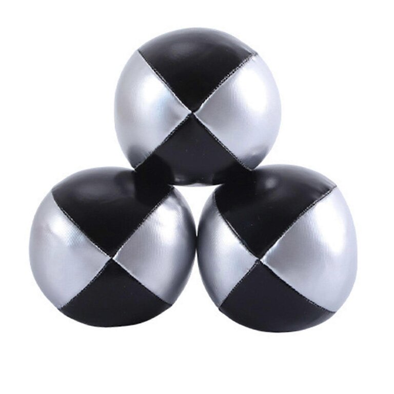 Juggle Dream Jongleerballen wit-kleur 120gr. Thud Zilver - Kleur