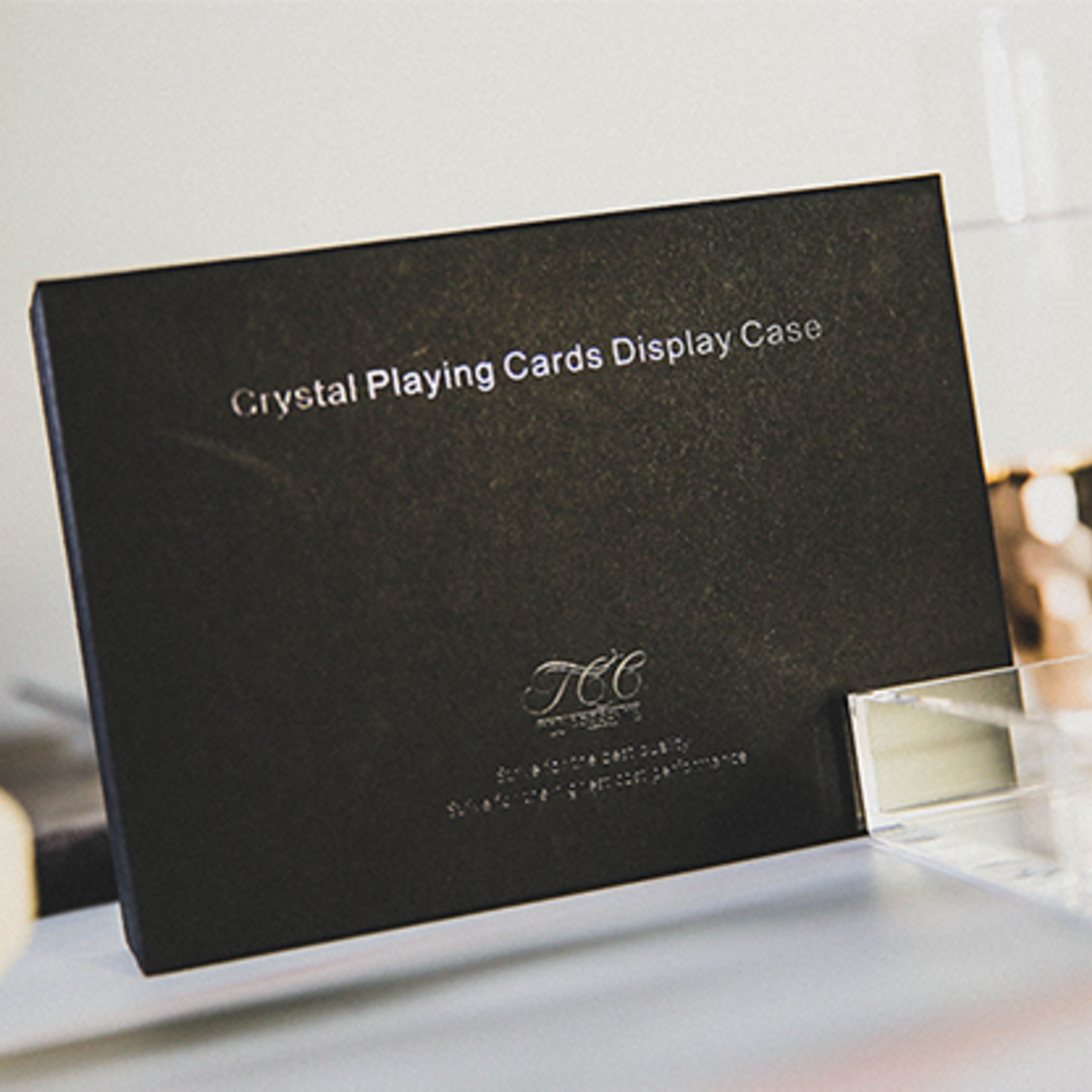 Crystal Playing Card Display 2 Deck Case by TCC