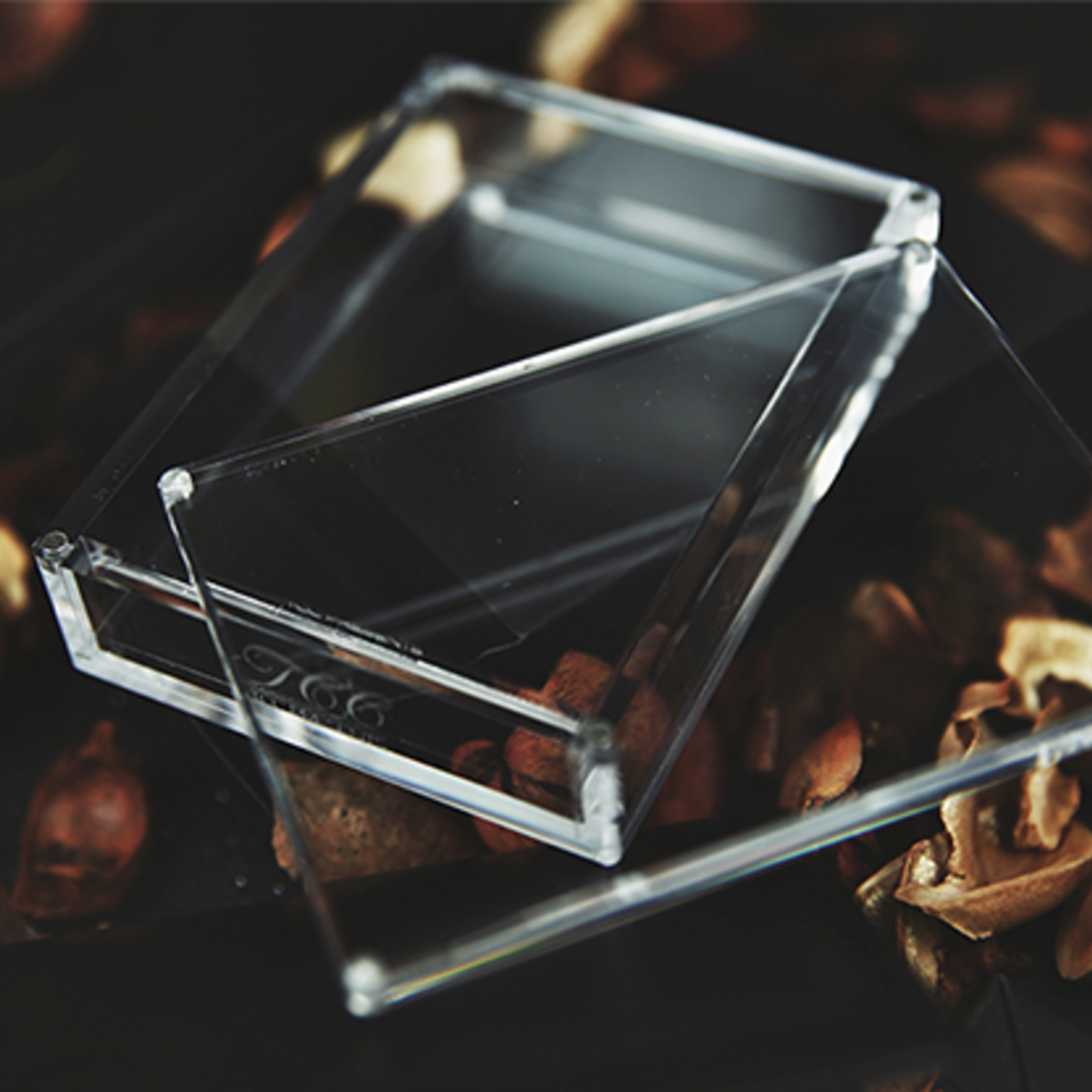 Crystal Playing Card Display 2 Deck Case by TCC