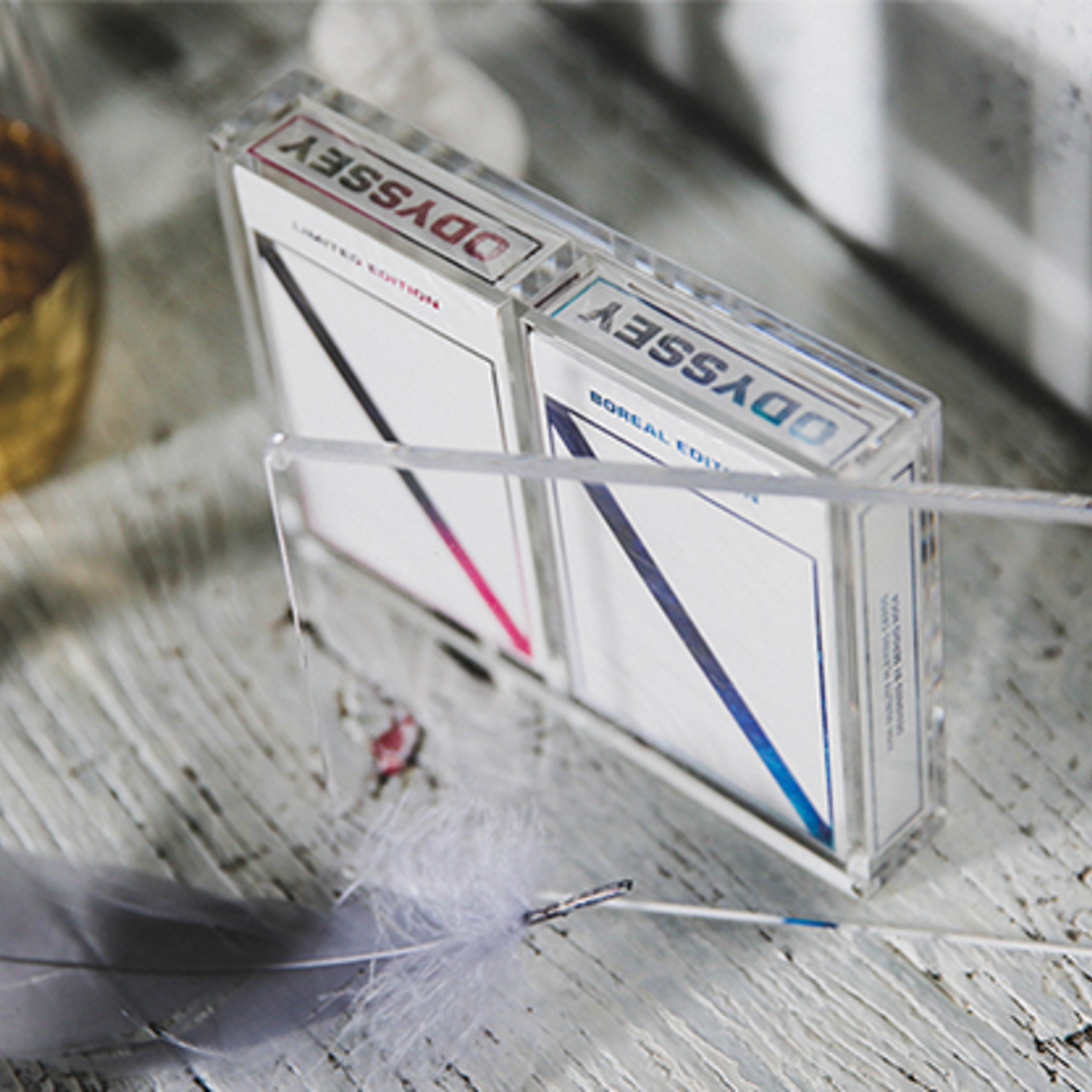 Crystal Playing Card Display 2 Deck Case by TCC