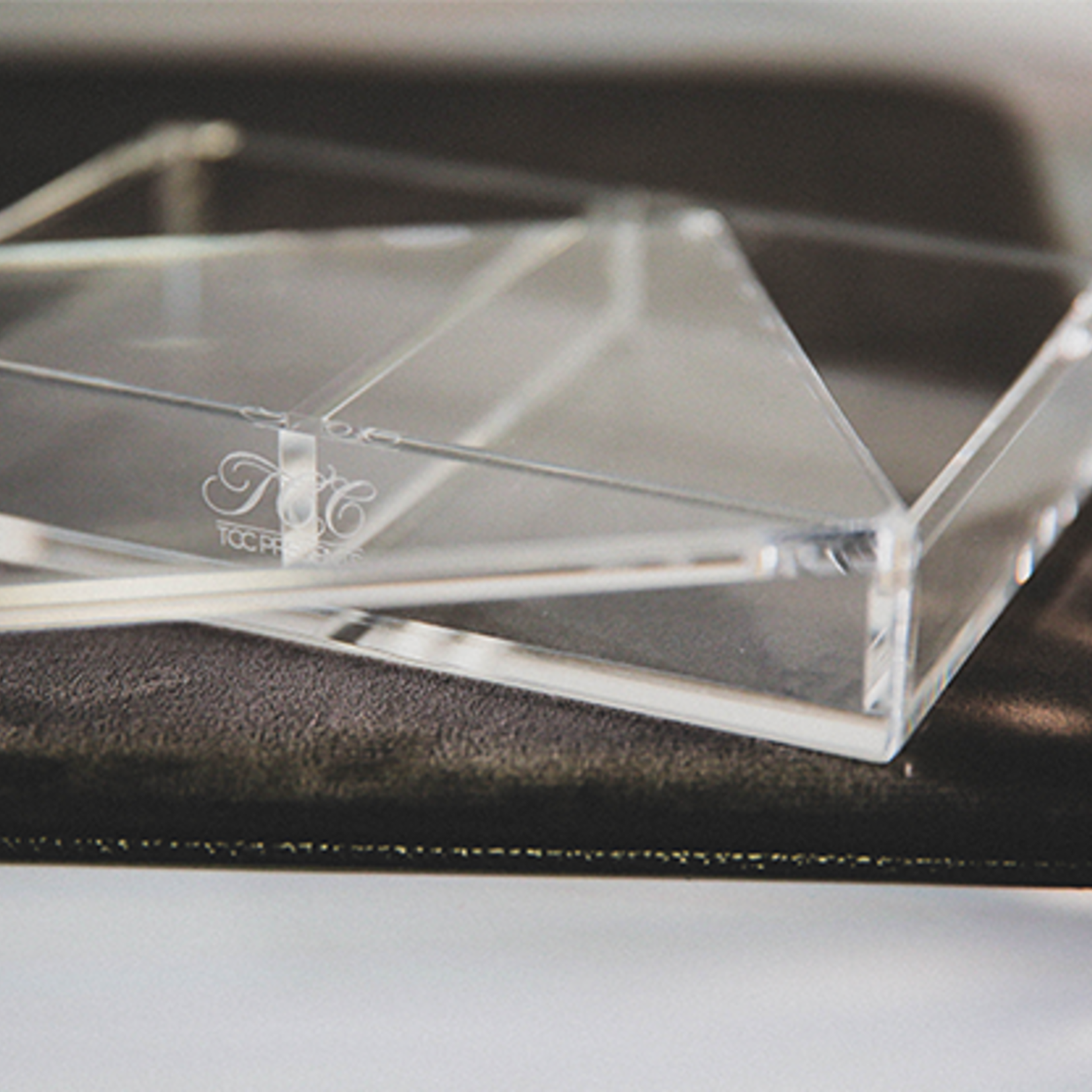 Crystal Playing Card Display 2 Deck Case by TCC