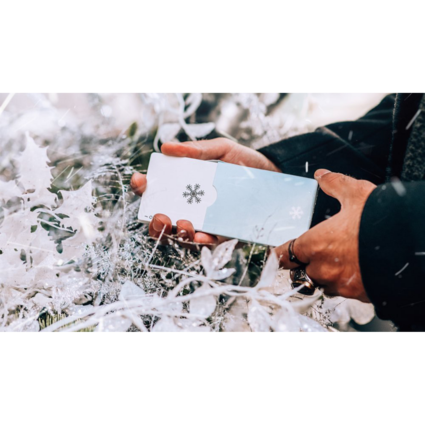 Winter NOC Glacier Ice Blue Playing Cards