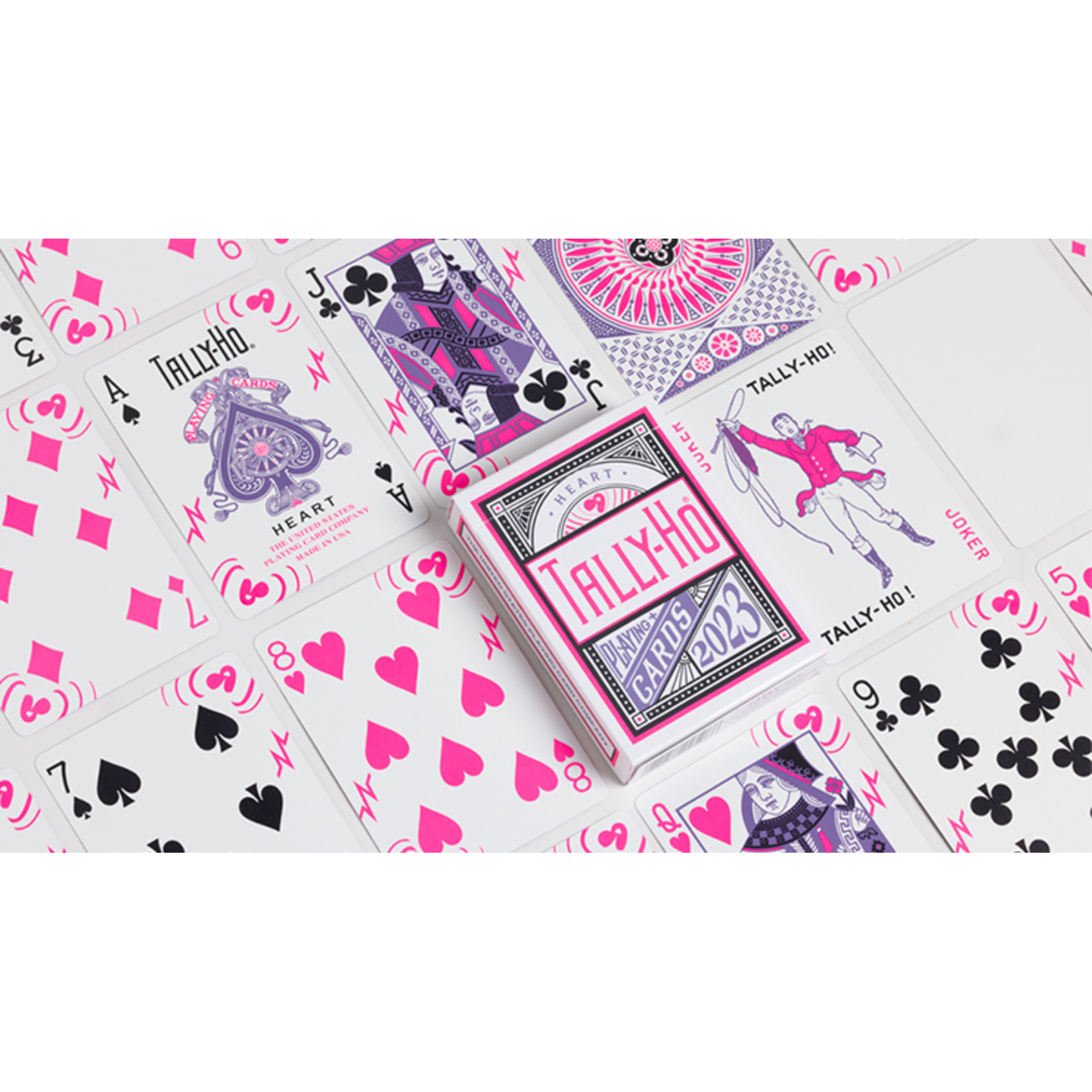 Tally Ho Circle Back Heart Playing Cards by US Playing Card Co.
