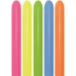 Sempertex Modelleerballonnen 260 - Neon Assortiment - 200 - 100 Stuks