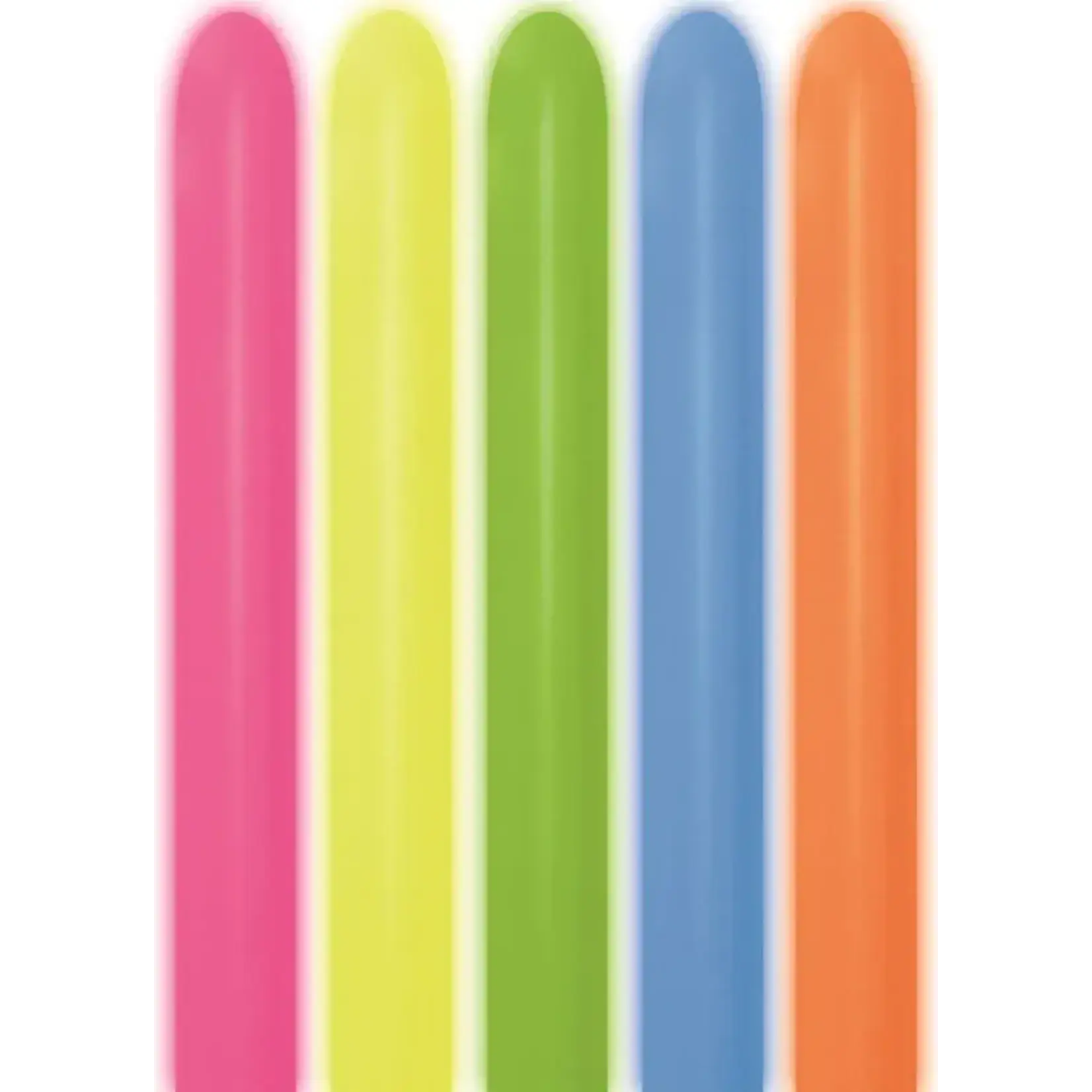 Sempertex Modelleerballonnen 260 - Neon Assortiment - 200 - 100 Stuks