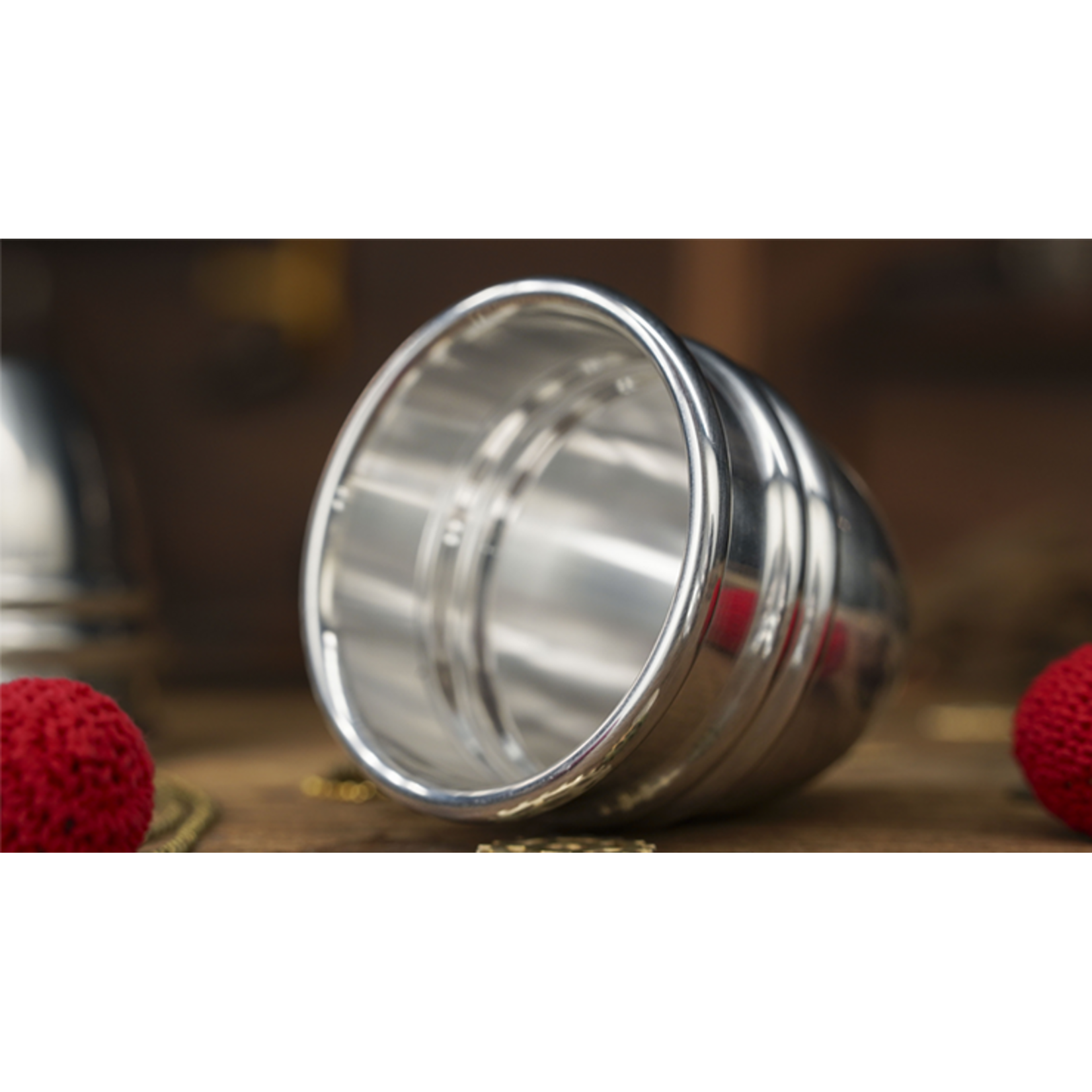 Aluminum Alloy Cups and Balls Set by TCC Magic