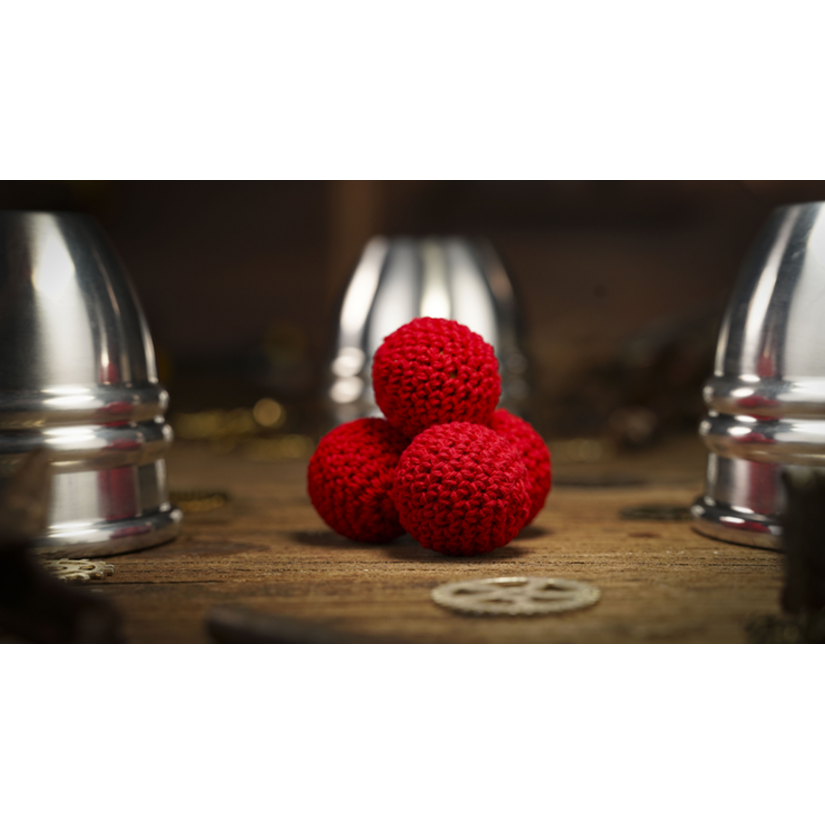 Aluminum Alloy Cups and Balls Set by TCC Magic