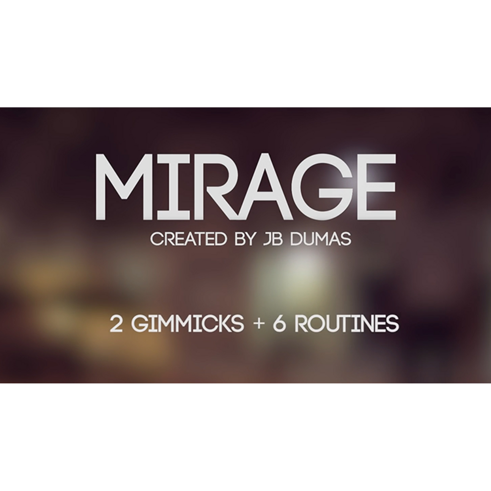 Mirage (Gimmicks and Online Instructions) by JB Dumas and David Stone