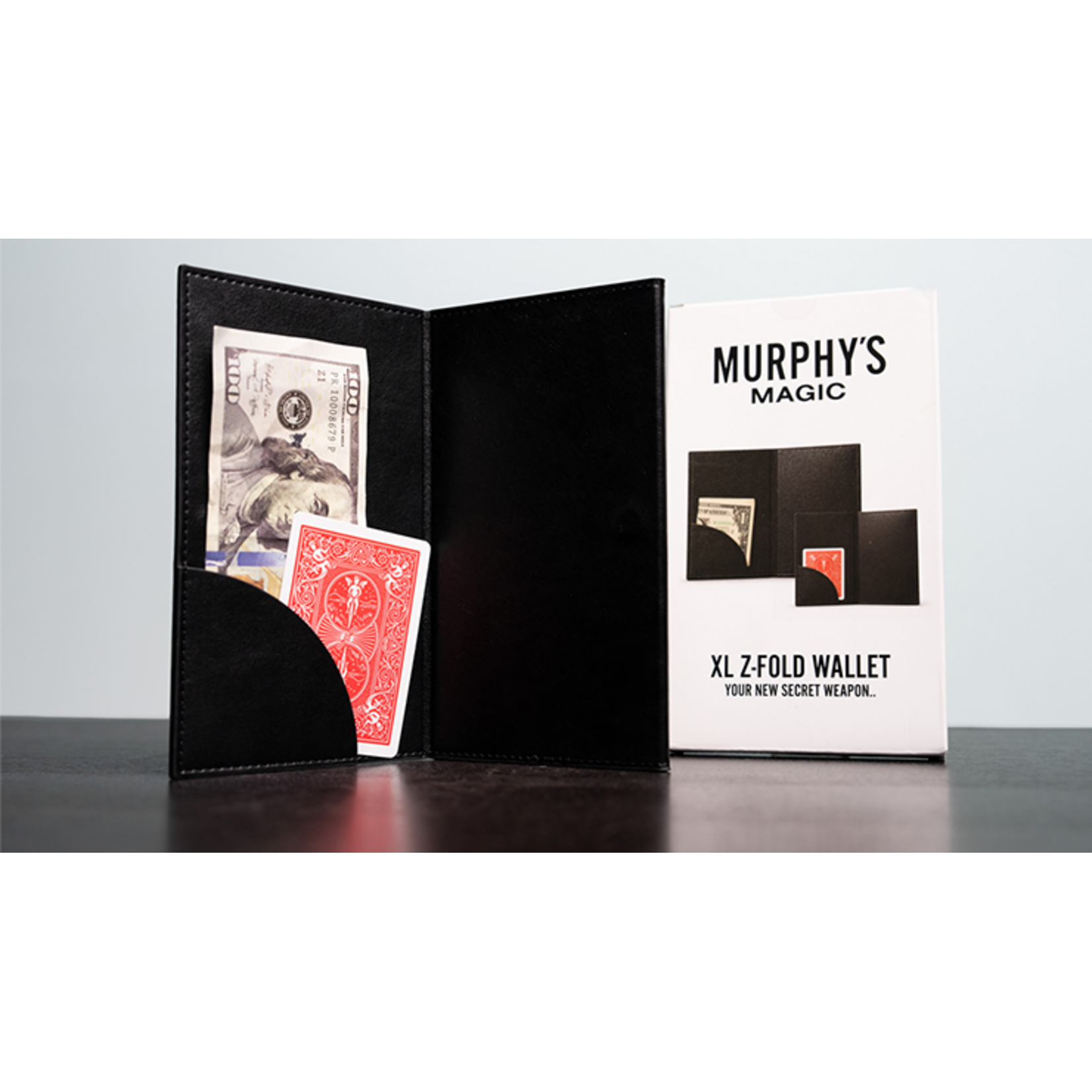 XL Z Fold Wallet (Magnetic Locking) by Murphy's Magic