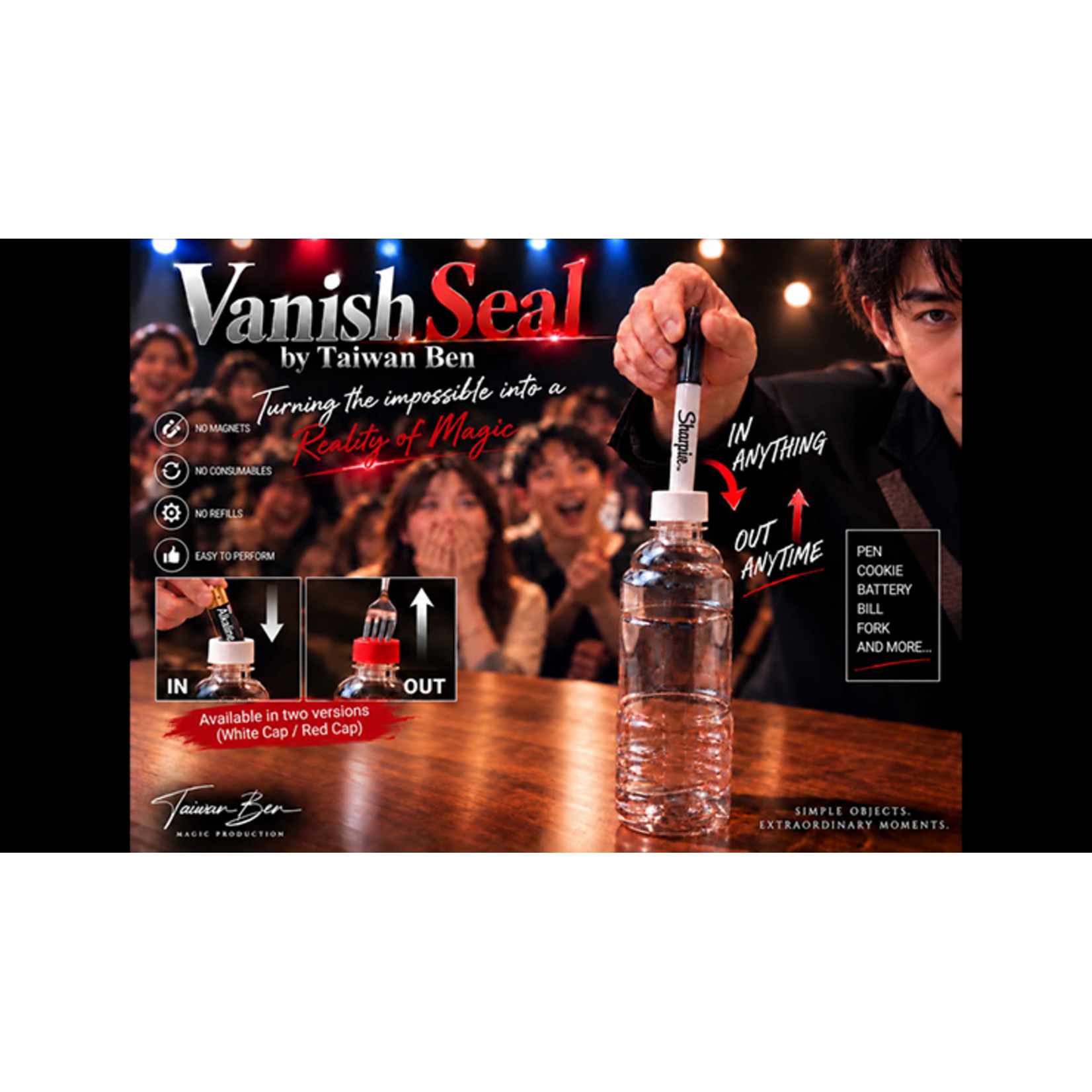 Vanish Seal (White Cap) by Taiwan Ben