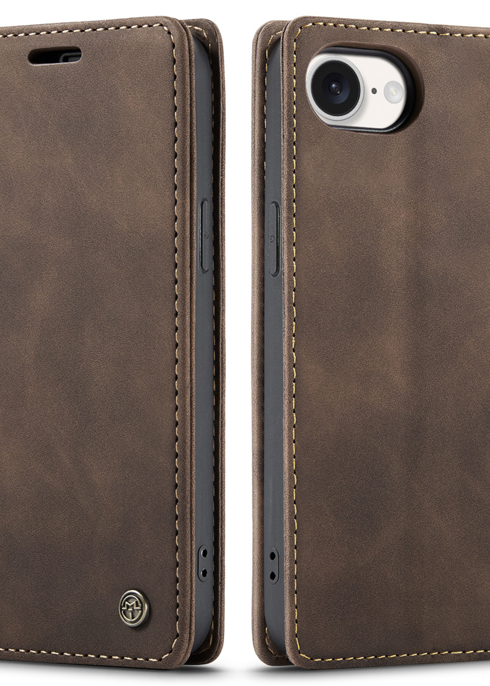 Apple Coque dépliante Apple iPhone 16e / 17e Marron