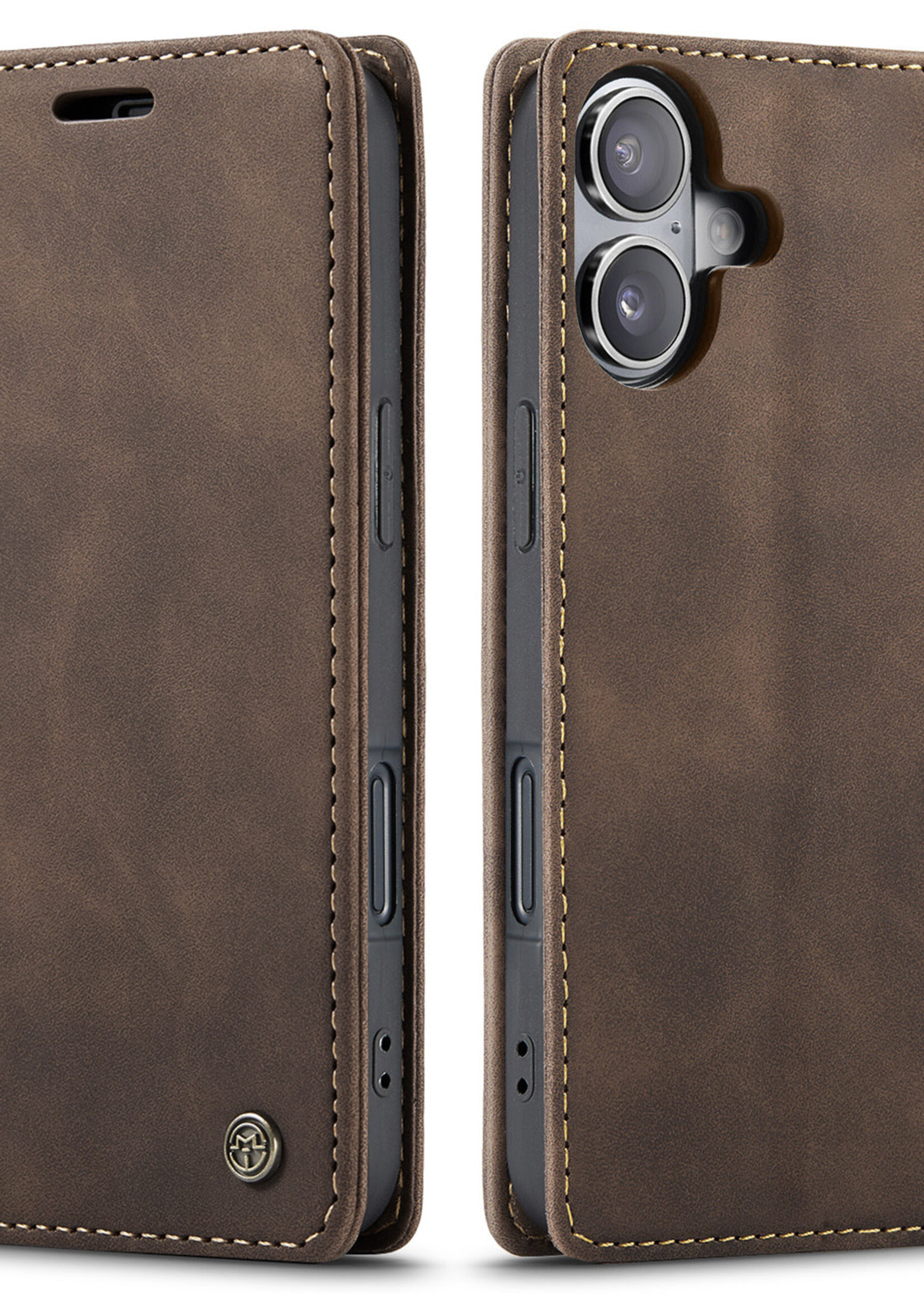 Apple Coque dépliante Apple iPhone 17 Marron