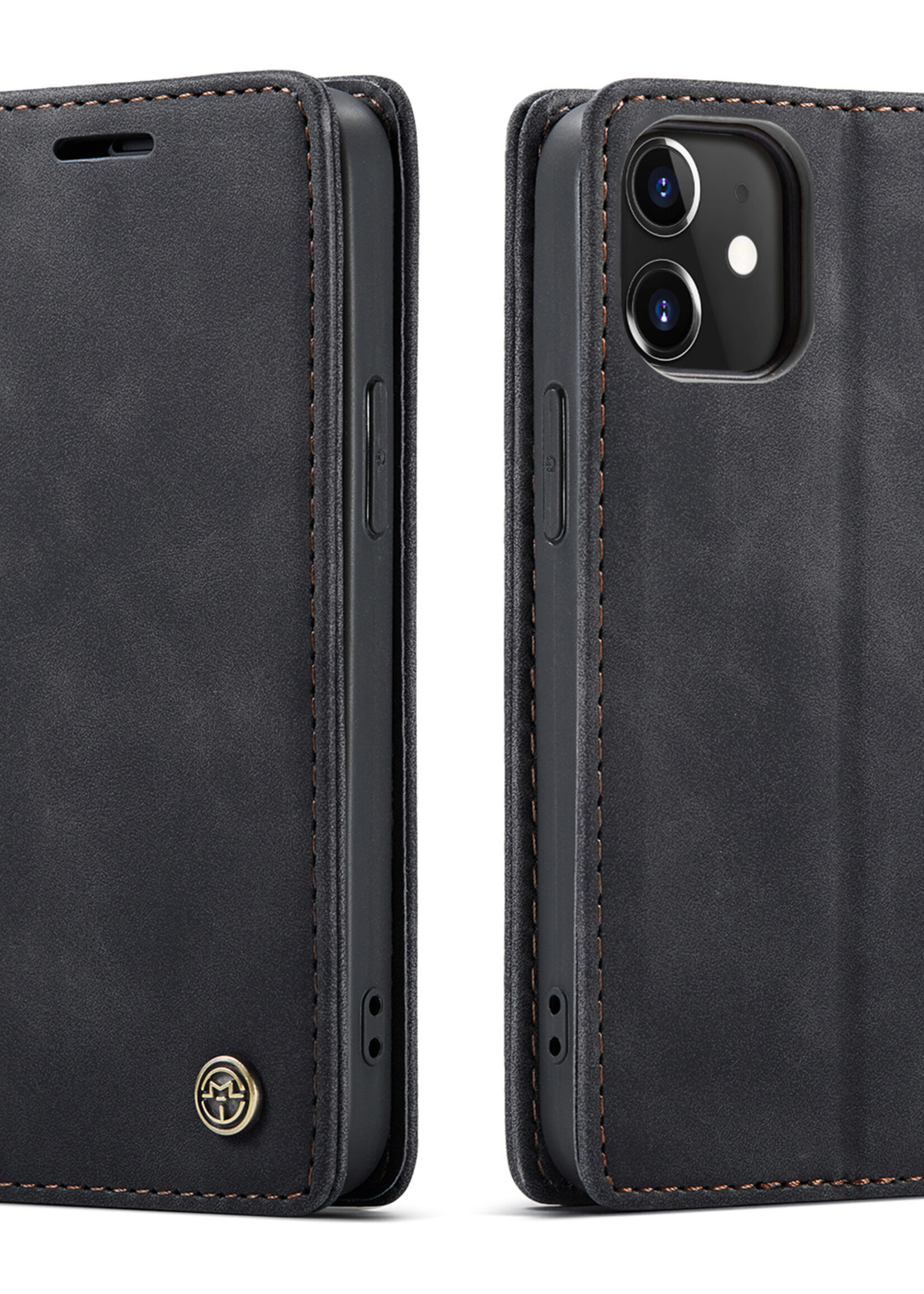 Apple Coque dépliante Apple iPhone 12 Mini Noir