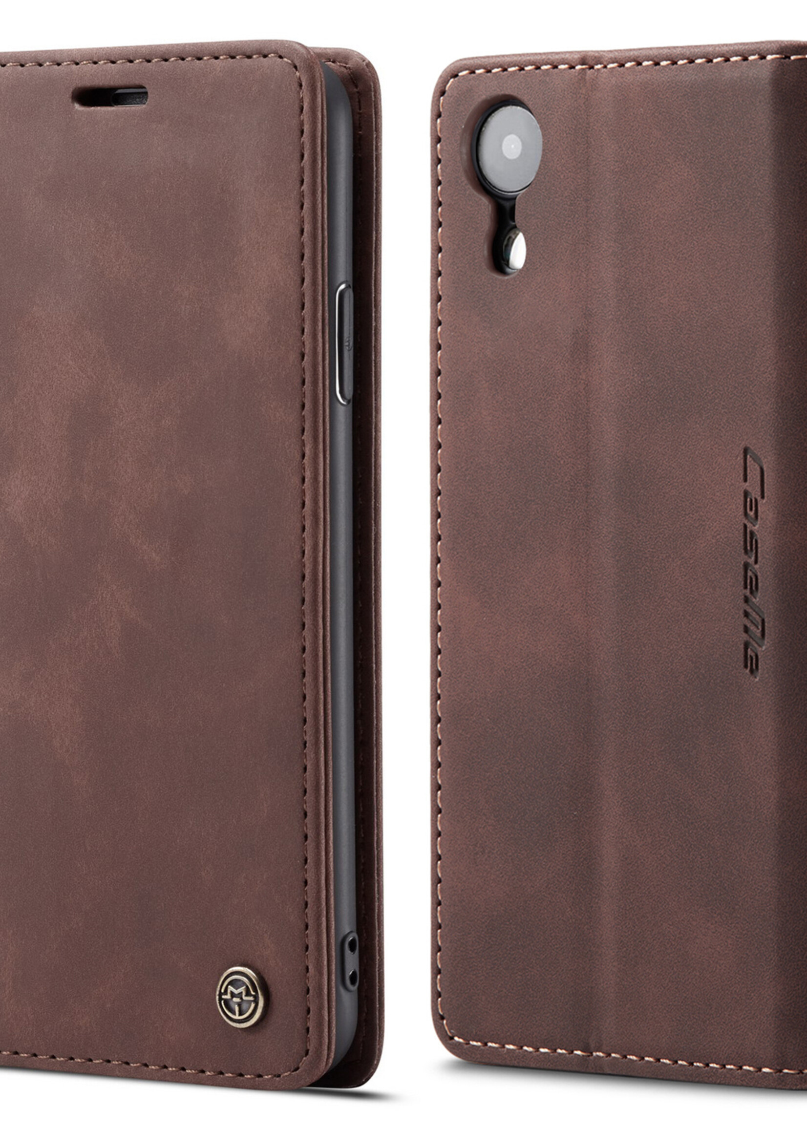 Apple Coque dépliante Apple iPhone XR Marron