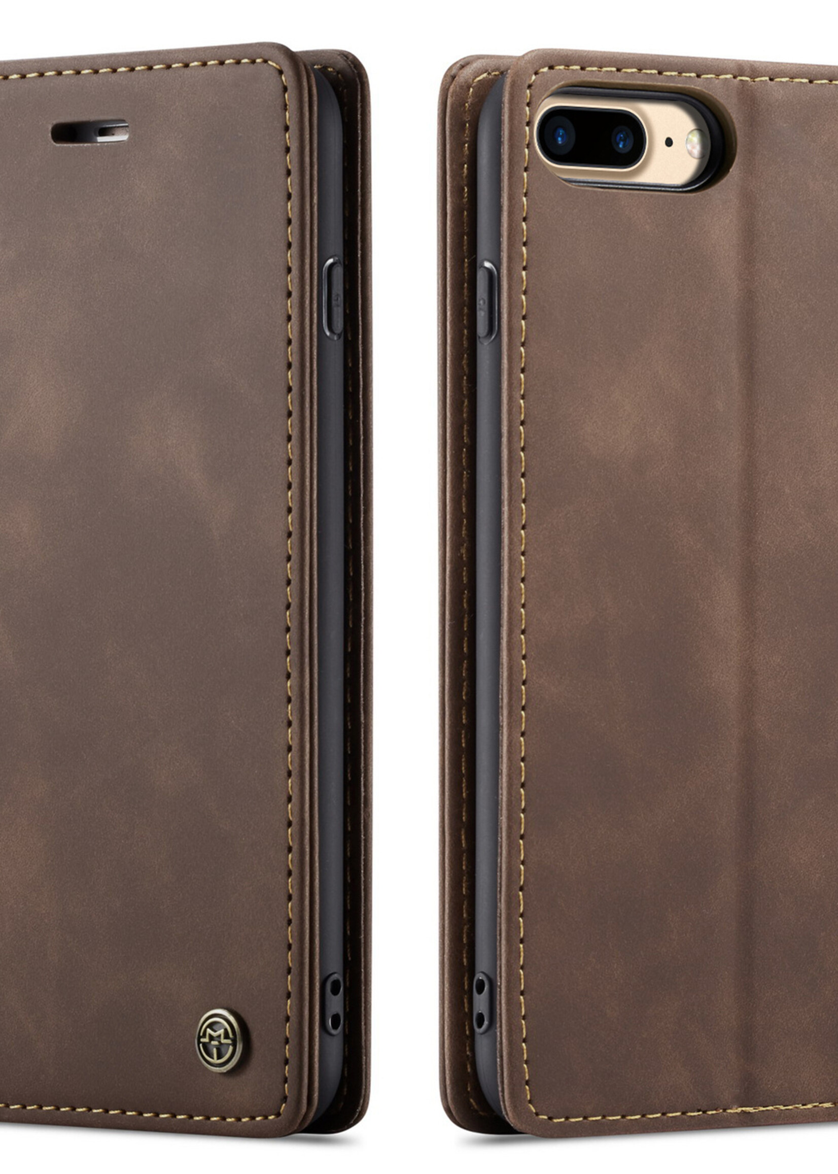 Apple Coque dépliante Apple iPhone 7+/8+ Marron