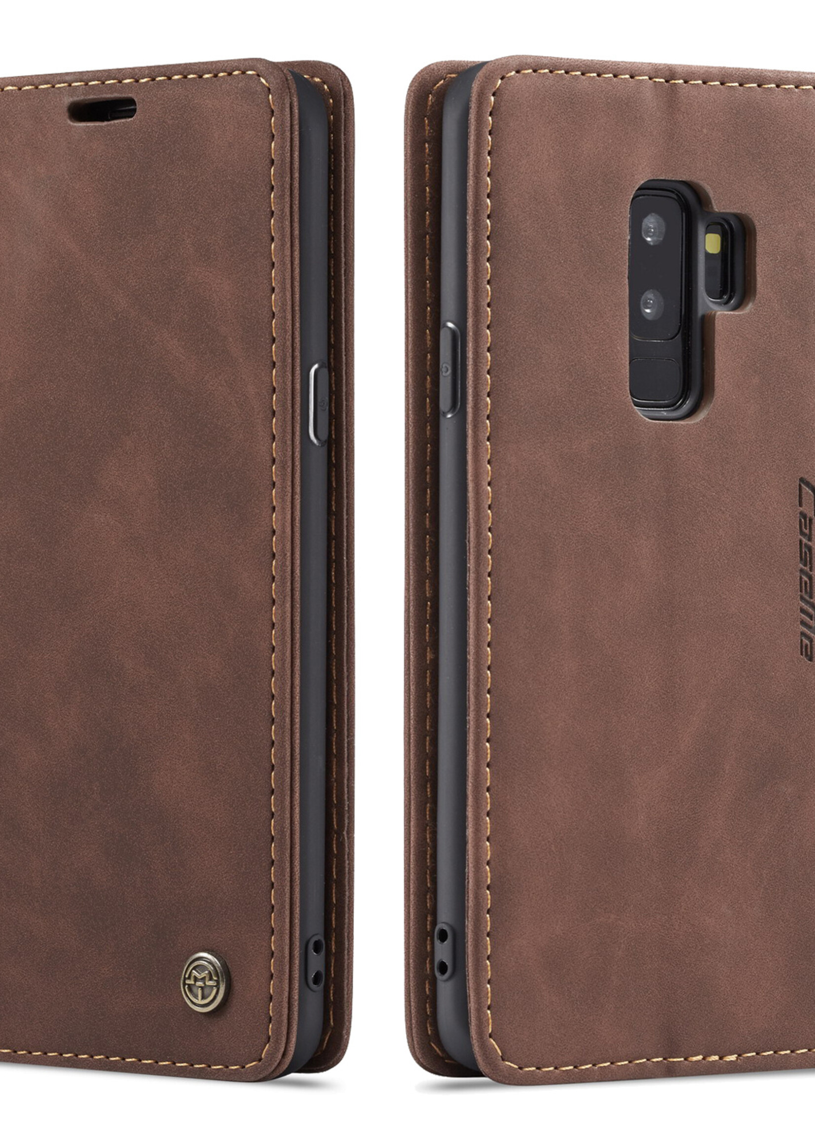 Samsung Coque dépliante Samsung Galaxy S9+ Marron