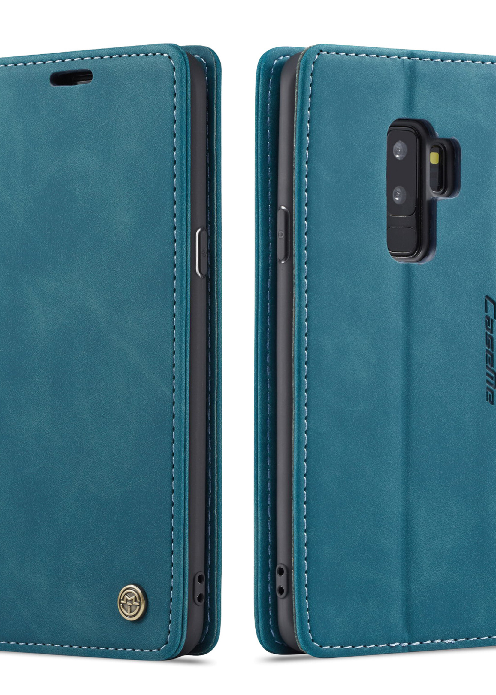 Samsung Coque dépliante Samsung Galaxy S9+ Bleu