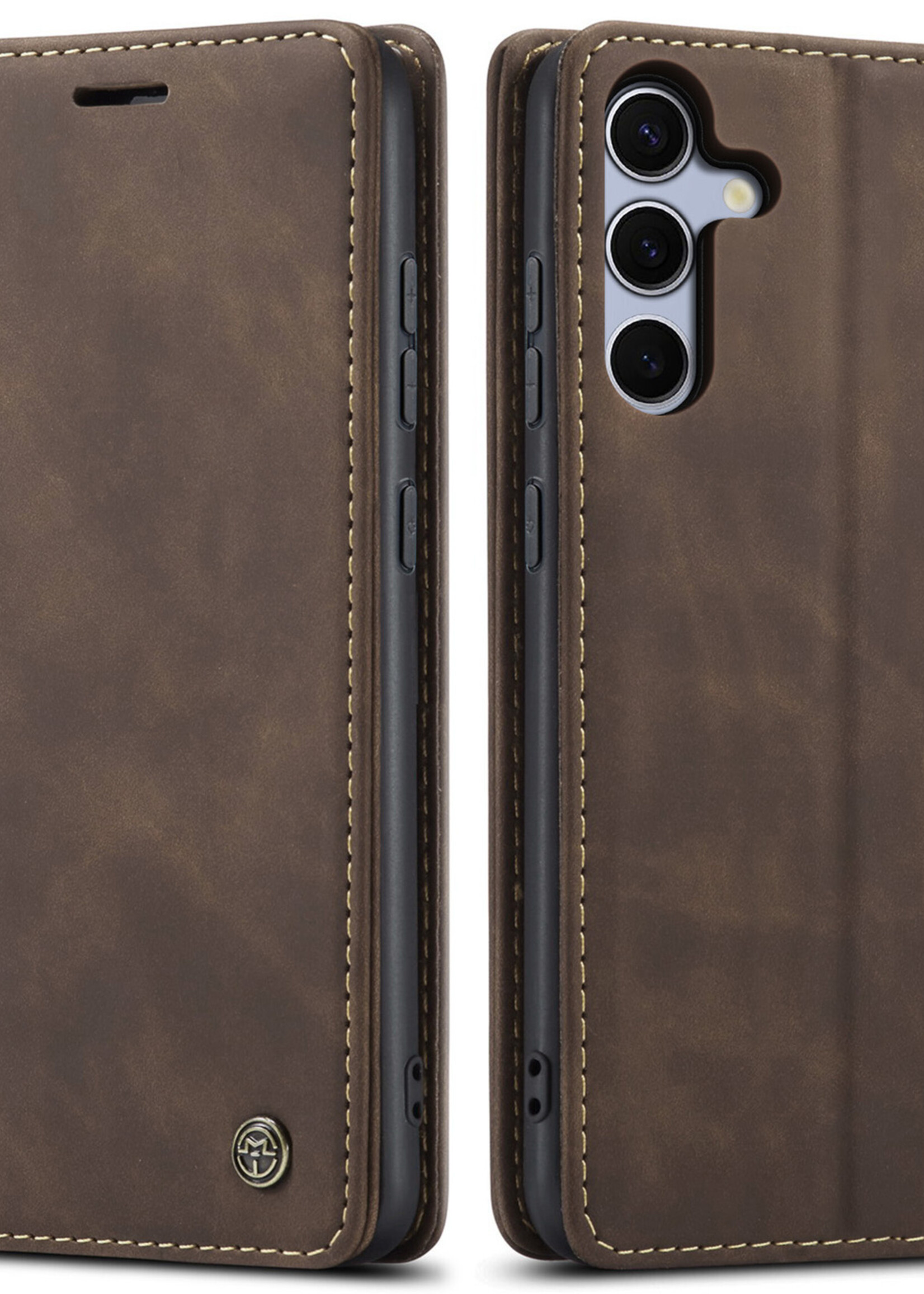 Samsung Coque dépliante Samsung Galaxy S25 FE Marron