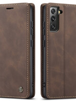 Samsung Coque dépliante Samsung Galaxy S22 Marron