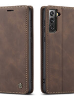 Samsung Coque dépliante Samsung Galaxy S21+ Marron