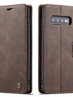 Samsung Coque dépliante Samsung Galaxy S10+ Marron